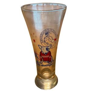 1987 Spud Mackenzie Bud Light Glass Anchorage Fur Rendezvous